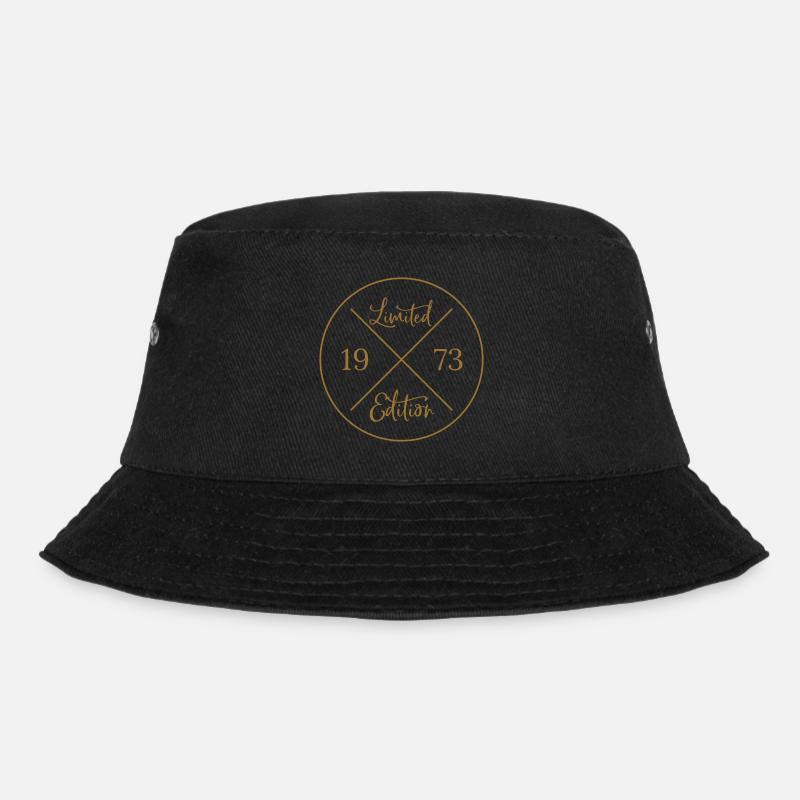 Limited Edition 1973 Geburtstag Geschenk - Bucket Hat - Schwarz