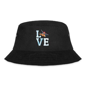 Fallschirmspringen Fallschirmspringen - Bucket Hat - Schwarz - Vorne - Lela (165cm)