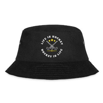 Life is Hockey - Hockey is Life - Hockey Lovers - Bob - noir - Devant - Lela (165cm)