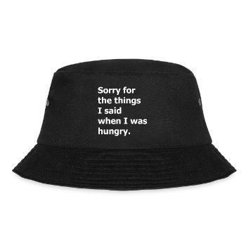 Sorry for the things I said when I was hungry - Bob - noir - Devant - Lela (165cm)