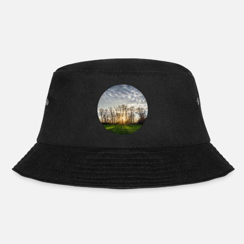 Sonnenlicht im Frühling - Bucket Hat - Schwarz