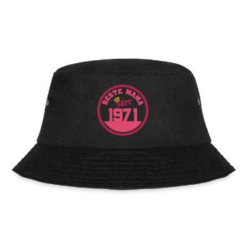 Witzig 1971 - Bucket Hat - Schwarz - Vorne - Lela (165cm)
