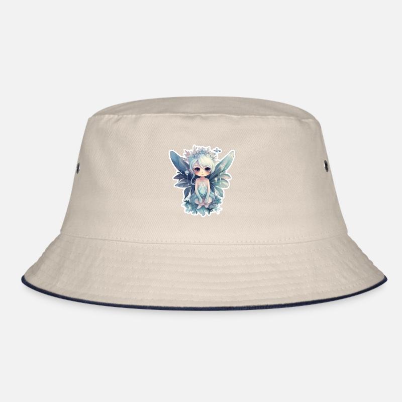 Kleine Eisfee mit Blumenbkrone Bucket Hat