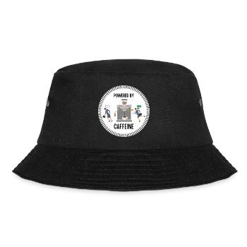 Powered by Caffeine (Woman) - Bucket Hat - Schwarz - Vorne - Lela (165cm)