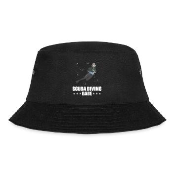 Scuba Diving Spearfishing Design - Bucket Hat - black - Front - Lela (165cm)