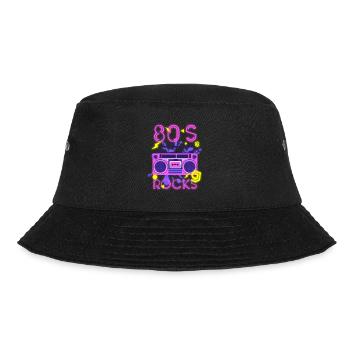 80s music - Bucket Hat - black - Front - Lela (165cm)