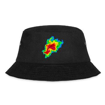Joplin Superzelle, Tornado, Radar, Sturmjäger - Bucket Hat - Schwarz - Vorne - Lela (165cm)
