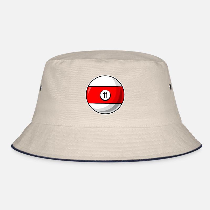 Billardkugel 11 rot Billard elf Bucket Hat
