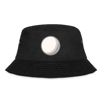 Billiards white billiard ball - Bucket Hat - black - Front - Lela (165cm)