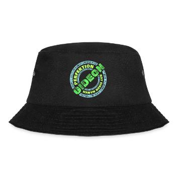 Geschenk für Gideon - Bucket Hat - Schwarz - Vorne - Lela (165cm)