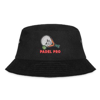 Padel Training Spieler Statement Turnier Schläger - Bucket Hat - Schwarz - Vorne - Lela (165cm)