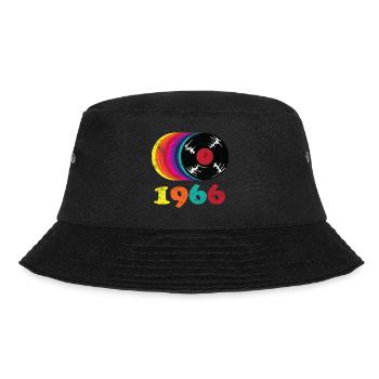 Vintage 1966 - Bucket Hat - Schwarz - Vorne - Lela (165cm)