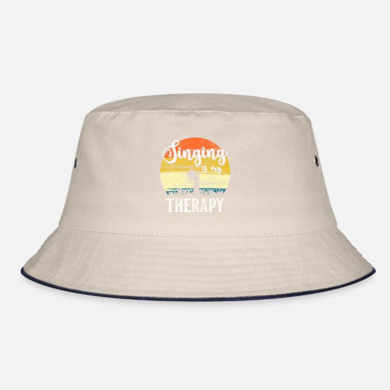 Music Choir Microphone Bucket Hat