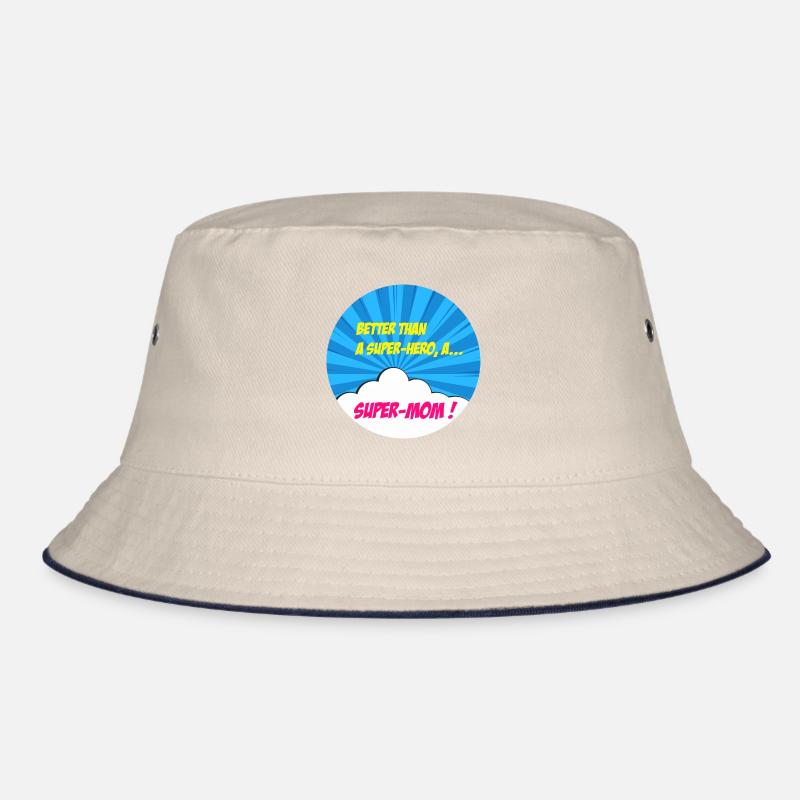 Supermama, Superheldin. Beste Mama. Comicbuch. Bucket Hat