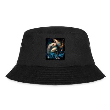 Dolphin Flag - Bucket Hat - black - Front - Lela (165cm)