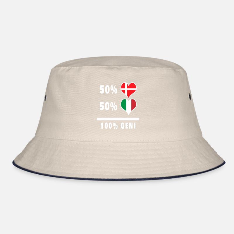 Italie et Danemark 100% drapeau de génie Bob