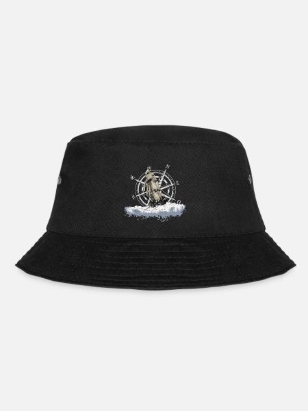 Sailing ship - Bucket Hat - black