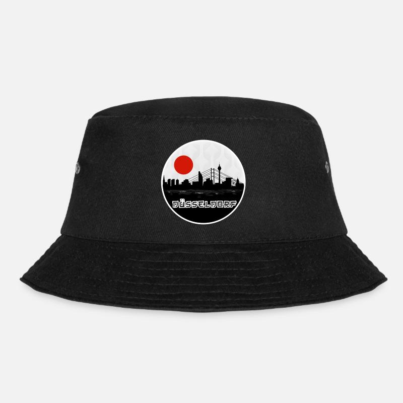 Düsseldorf Japan Skyline - Bucket Hat - Schwarz