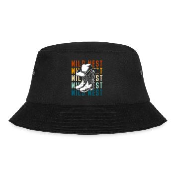 Western Wild Wildnis Rodeo - Bucket Hat - Schwarz - Vorne - Lela (165cm)
