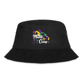 Mardi Gras New Orleans Mardi - Bucket Hat - black - Front - Lela (165cm)