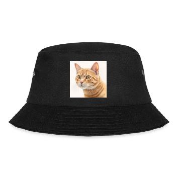 Cat - Bucket Hat - black - Front - Lela (165cm)