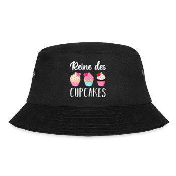 Reine des cupcakes cadeau pâtisserie patissière - Bob - noir - Devant - Lela (165cm)