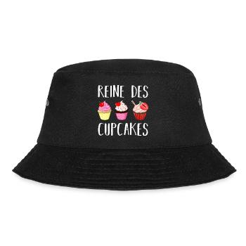 Reine des cupcakes cadeau pâtisserie patissière - Bob - noir - Devant - Lela (165cm)
