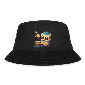 Robo-Chef - Bucket Hat - Schwarz - Vorne - Lela (165cm)