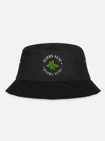 Heilkräuter Heilung Gesundheit Apotheke - Bucket Hat - Schwarz