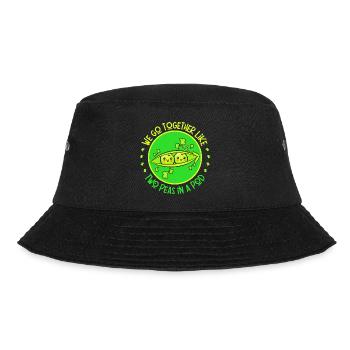 lovers, lovebirds, sincere love - Bucket Hat - black - Front - Lela (165cm)