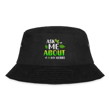Potion Pflanzenheilkunde Gesundheit Natürlich - Bucket Hat - Schwarz - Vorne - Lela (165cm)