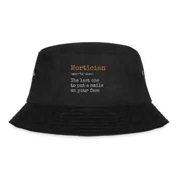 Bestatter Friedhof - Bucket Hat - Schwarz - Vorne - Lela (165cm)