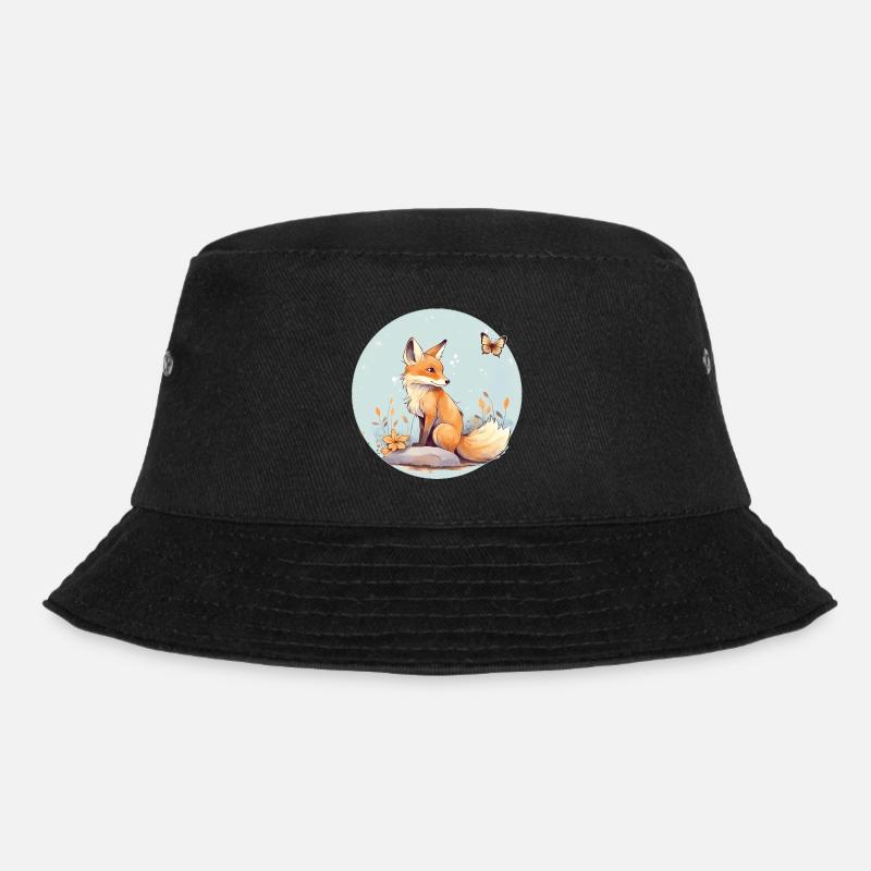 Renard mignon - Bob - noir