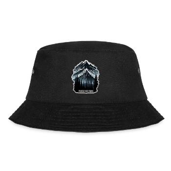 Nature, Wildlife, Outdoor, Forest, Camping, Hiking, Tea - Bucket Hat - black - Front - Lela (165cm)