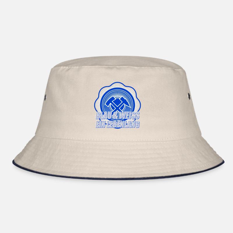 Blau Weiss ein Leben Lang Bucket Hat