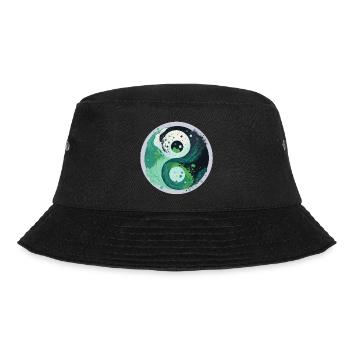 Yin Yang - Bucket Hat - Schwarz - Vorne - Lela (165cm)