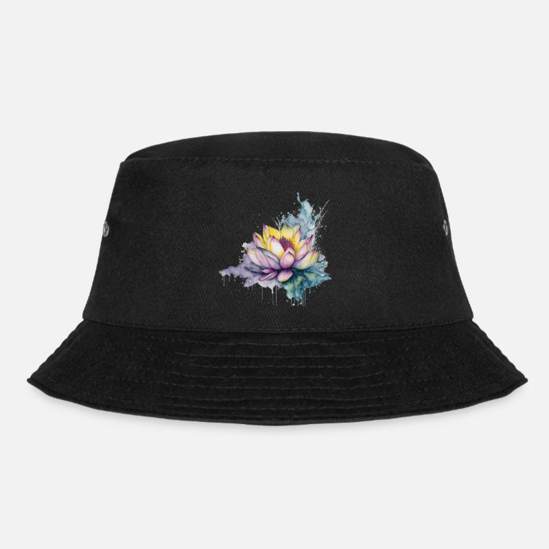 Lotus - Bucket Hat - Schwarz