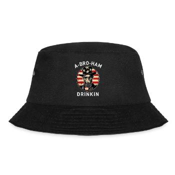U.S. Abraham Lincoln | A-Bro-Ham Drinkin Party Boys - Bucket Hat - black - Front - Lela (165cm)