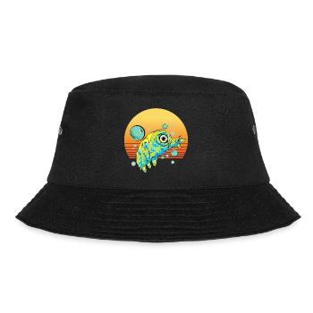 Tardigrade Retro - Bucket Hat - black - Front - Lela (165cm)