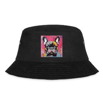 BOULEDOGUE FRANÇAIS STREET ART - Bob - noir - Devant - Lela (165cm)