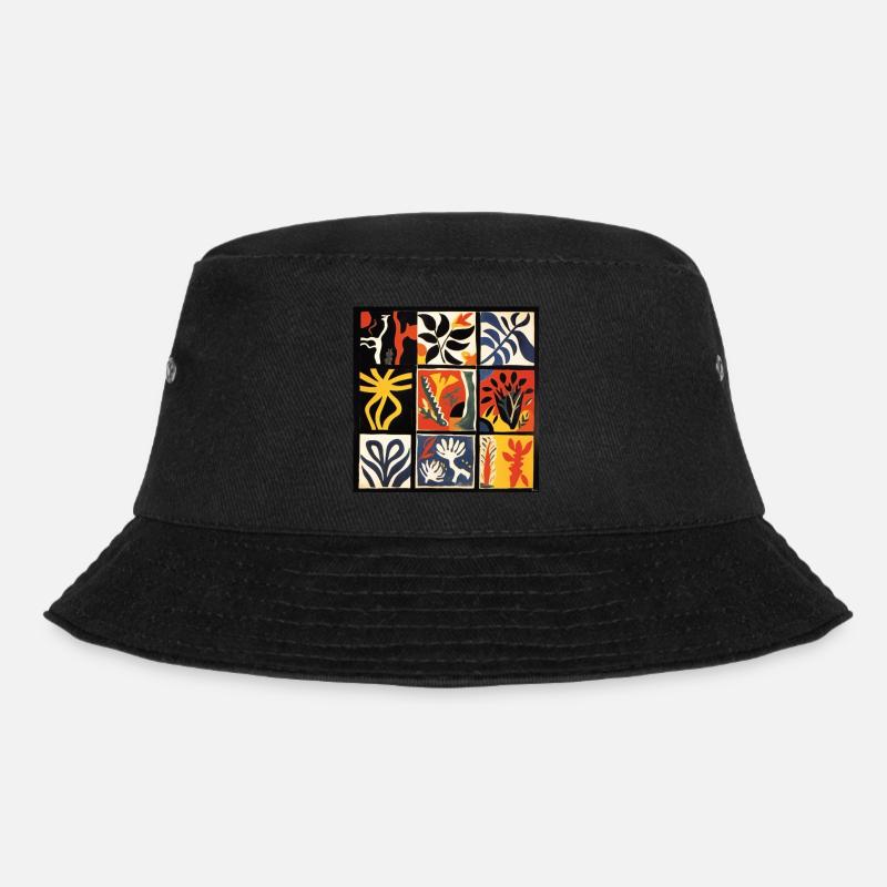 CONTEMPORARY BOUQUET - Bucket Hat - black