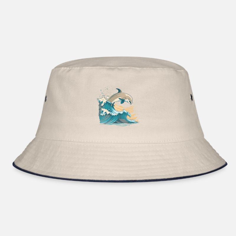 The Joyful Dolphin Bucket Hat