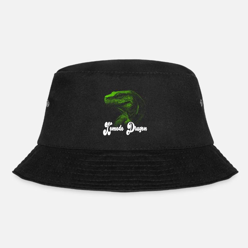 Komodowaran Design - Bucket Hat - Schwarz