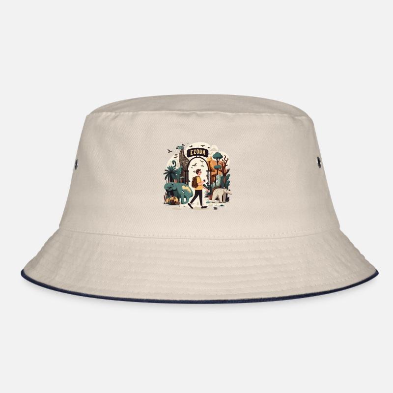Theme Park Thrill: Vergnügungspark-Spaß Bucket Hat