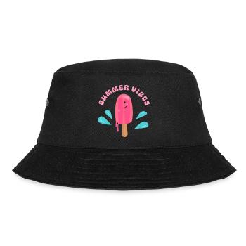 Sommer - Bucket Hat - Schwarz - Vorne - Lela (165cm)