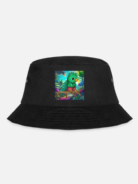 Guatemala Guatemalan Flagge DNA I Geschenk - Bucket Hat - Schwarz