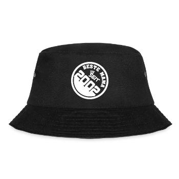 2002 - Bucket Hat - Schwarz - Vorne - Lela (165cm)