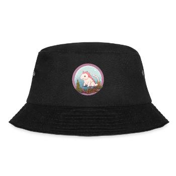 Axolotl - Bucket Hat - Schwarz - Vorne - Lela (165cm)