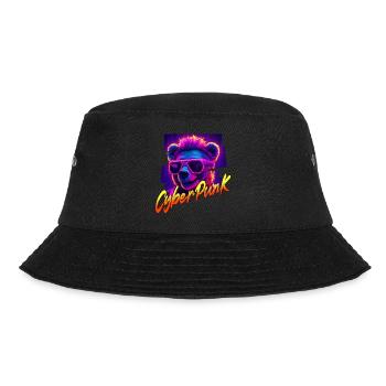 Cyberpunk Bear - Bucket Hat - black - Front - Lela (165cm)