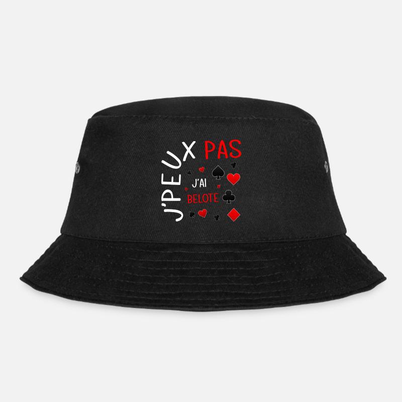 J'PEUX PAS J'AI BELOTE - Bob - noir